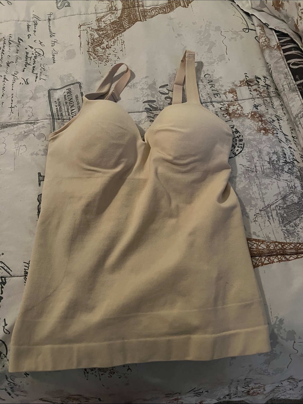 Shapermint Beige Longline Shaping Cami